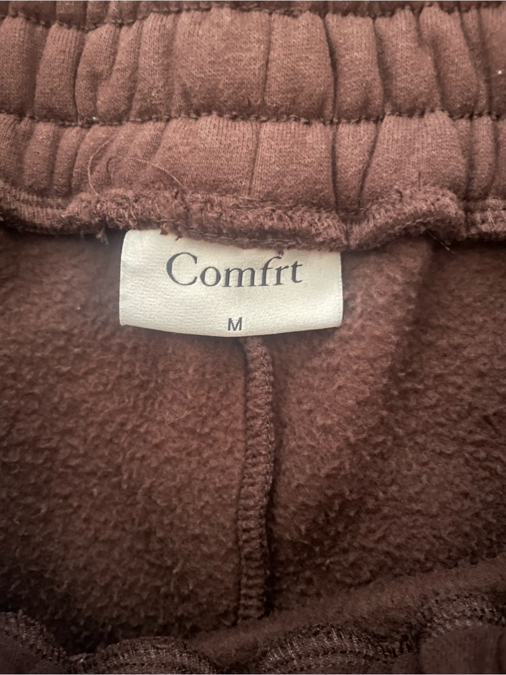 Comfrt Standard Sweatpants | Size M | Walnut dark brown | Thick joggers - Picture 3 of 12